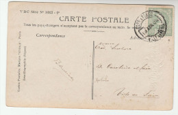 1908 PORTUGAL Stamps COVER (emaillographie Postcard Lady,  Easter Greetings) - Covers & Documents