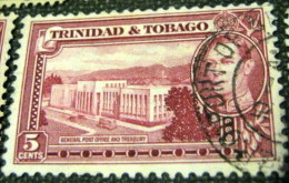 Trinidad And Tobago 1938 General Post Office And Treasury 5c - Used - Trinidad & Tobago (...-1961)