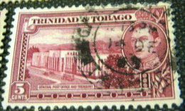 Trinidad And Tobago 1938 General Post Office And Treasury 5c - Used - Trinidad & Tobago (...-1961)