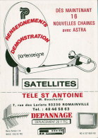 Scan17 : Seine Saint Denis : Romainville, Télé St Antoine : M.Boucharty - Satellites - Romainville