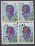 1983.20 CUBA MNH. 1983. BLOCK 4. XXV ANIV.DE RADIO REBELDE . ERNESTO CHE GUEVARA  COMPLETE SET - Unused Stamps