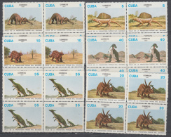 1987.10 CUBA MNH. 1987. BLOCK 4. DINOSAUR. DINOSAURIO. VALLE DE LA PREHISTORIA PARQUE NACIONAL PREHISTORIC VALLEY COMPLE - Ungebraucht