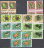 1988.29 CUBA MNH. 1988. BLOCK 4. COLEOPTEROS.INSECTOS . INSECTS. Coleopteran COMPLETE SET - Nuevos