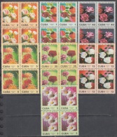 1988.30 CUBA MNH. 1988. BLOCK 4. DIA DE LAS MADRES. FLORES  DAY MOTHERS .FLOWERS COMPLETE SET - Ongebruikt