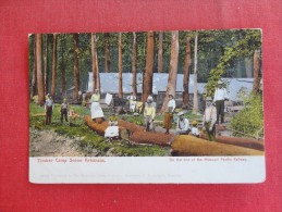 - Arkansas>  Timber Camp Scene On Line Of Missouri Oa Pacific Railway ----1806 - Other & Unclassified