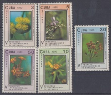 1990.43 CUBA MNH. 1990. BOTANICA. FLORES. FLOWERS. CONGRESO DE BOTANICA - Nuovi