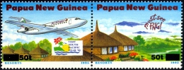 TOURISM-RESORTS-SETENANT PAIR-PNG-UPRATED-MNH-468 - Hostelería - Horesca