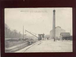 95 Mériel Le Port & Usine D' électricité édit. Frémont Péniche  Grue De Déchargement , Cheminée , Wagon - Meriel