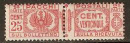 ITALIA REGNO - Sassone Pacchi Postali # 26 - (**) - Postal Parcels