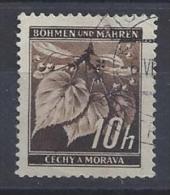 Germany (Bohmen Und Mahren) 1939/42  Freimarken; Lindenzweig  (o) Mi.21 - Usados