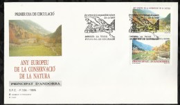 PREMIER JOUR . ANNEE EUROPEENNE DE LA CONSERVATION DE LA NATURE . 23 MARS  1995 . - Storia Postale