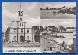 Deutschland; Wolgast; Multivuekarte Mit Strasse Der Befreiung - Wolgast