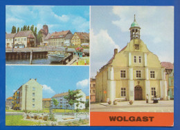 Deutschland; Wolgast; Multivuekarte Mit Rathaus - Wolgast