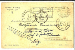 LACH- BELGIQUE CARTE DE FM DE NOVEMBRE 1937 VOIR TEXTE AU VERSO - Zonder Portkosten