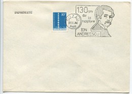 Romania- Mi. No. 3158  On Cover - Special Postmark  (130 Years Painter I.Andreescu´s  Birth) - Altri