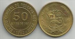 Peru 50 Soles De Oro 1982. - Pérou