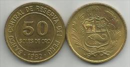 Peru 50 Soles De Oro 1982. - Peru