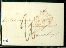 VOORLOPER * BRIEFOMSLAG Uit 1833 * Van 's-GRAVENHAGE Naar LANGSTEMPEL ZEIST  (9746) - ...-1852 Préphilatélie