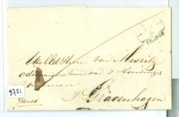 VOORLOPER * BRIEFOMSLAG Van LANGSTEMPEL ZEIST Via UTRECHT Naar 's-GRAVENHAGE (9751) - ...-1852 Préphilatélie