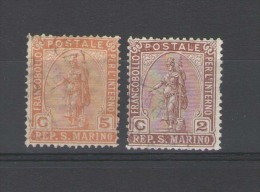 SAN MARINO 1899 STATUA DELLA LIBERTA' USATA - Used Stamps