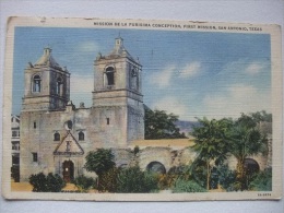 1280A Texas - Mission De La Purisima Conception - 1937 - San Antonio