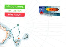 ITALIE. Aérogramme De 1978 : 50 Ans De L´expédition Polaire Au Pôle Nord En Dirigeable. - Altri Modi Di Trasporto