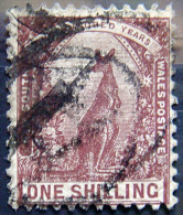 NEW SOUTH WALES 1888 1sh Kangaroo USED Scott82 CV$8 Watermark : 55 - Used Stamps