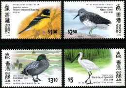 Hong Kong 1997 // Oiseaux De Hong Kong // 4 Val Neufs // Mnh - Neufs