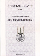 Berlin (West) 1981 Ersttagsblatt Mi 640  [020515ETBI] - 1er Día – FDC (hojas)