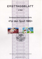 Berlin (West) 1982 Ersttagsblatt Mi 664-665  [020515ETBI] - 1er Día – FDC (hojas)