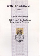 Berlin (West) 1982 Ersttagsblatt Mi 667  [020515ETBI] - 1er Día – FDC (hojas)