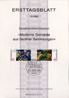 Berlin (West) 1982 Ersttagsblatt Mi 678-679  [020515ETBI] - 1er Día – FDC (hojas)