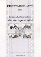 Berlin (West) 1983 Ersttagsblatt Mi 694-697  [020515ETBI] - 1er Día – FDC (hojas)