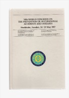 Xlth World Congress On The Prevention Of Occupational Accidents And Diseases.Stockholm,Sweden,24-29 May 1987 .1300 Pages - Altri & Non Classificati