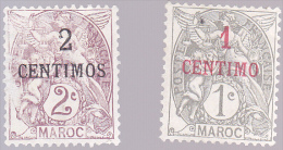 MAROC : Y&T : 20*-21* - Unused Stamps