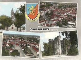GABARRET - 40 - MULTIVUES - 4 Vues De La Ville - ENCH - - Gabarret