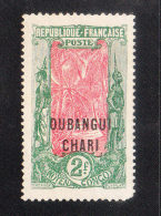 Ubangi-shari 1922 Overprinted 2fr Used - Usados