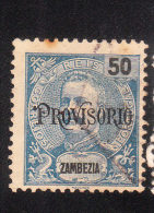 Zambezia 1902 Overprinted 50r Used - Zambezië