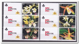 New Caledonie 1996, Postfris MNH,  Flowers, Orchids - Unused Stamps