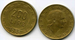 Italie Italia 200 Lire 1988 KM 105 - 200 Liras