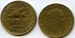 Italie Italia 200 Lire 1992 Expo Genova KM 151 - 200 Liras