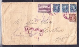 СOVERS-37 R-LETTER FROM CANADA TO EUROPE. - Commemorative Covers