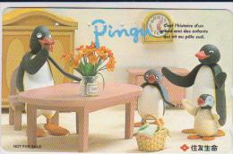 BIRDS - JAPAN - H1720 - PENGUIN - PINGUIN - CARTOON - 110-016 - Pinguïns & Vetganzen