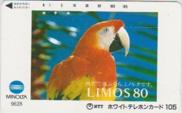 BIRDS - JAPAN - H1780 - PARROT - MINOLTA - 110-011 - Papageien