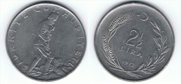 TURQUIA 2 LIRAS Y MEDIA 1972 - Turkije