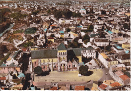 CPSM THOUARS 79 VUE AERIENNE L EGLISE SAINT LAON 1966 CIM - Thouars