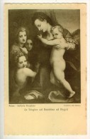 Italie  CPA Roma  Galleria Borghese La Vergine Col Bambino Ed Angeli ( Andrea Del Sarto )  N°6149 TBE - Ausstellungen