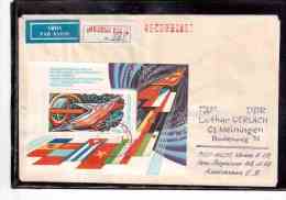 TEM9589  -   URSS -  REGISTERED    COVER   WITH MICHEL BLOCK NR. 146 - Russia & USSR