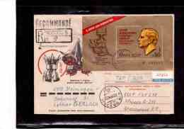 TEM9544    -    URSS -     REGISTERED   COVER   WITH MICHEL  BLOCK NR. 150 - Russia & USSR