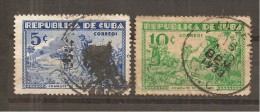 Cuba - Yvert  213-14 (usado) (o) - Oblitérés